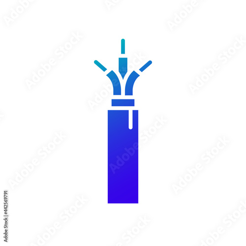 Electric cable icon