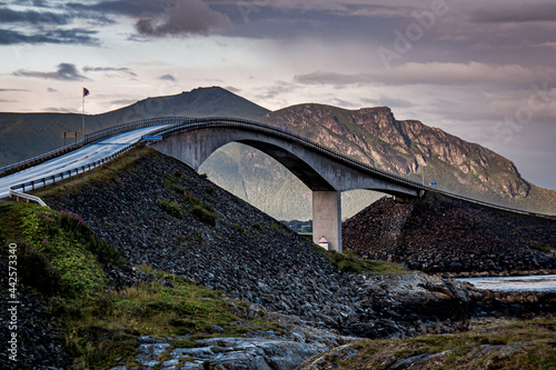 The Atlantic Ocean Road, Norway. photo