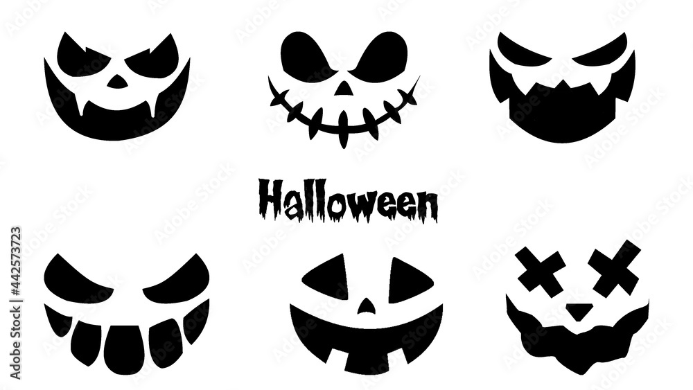 dar nigth halloween faces dar nigth halloween faces