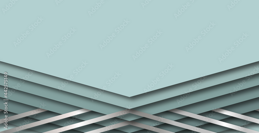 Obraz premium Hintergrund grau silber mint, grün, blau, taubenblau Papier Stapel Farbverlauf abstrakt