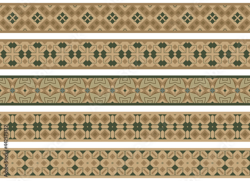Wallpaper Mural Seamless decorative borders Torontodigital.ca