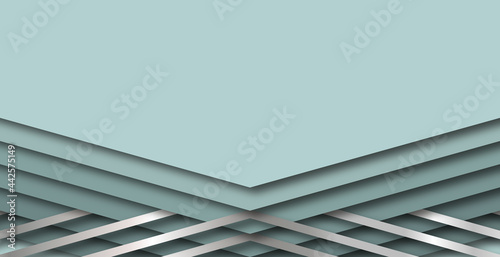Hintergrund grau silber mint, grün, blau, taubenblau Papier Stapel Farbverlauf abstrakt