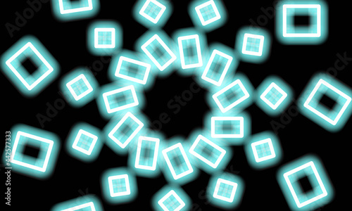 abstract background with squares