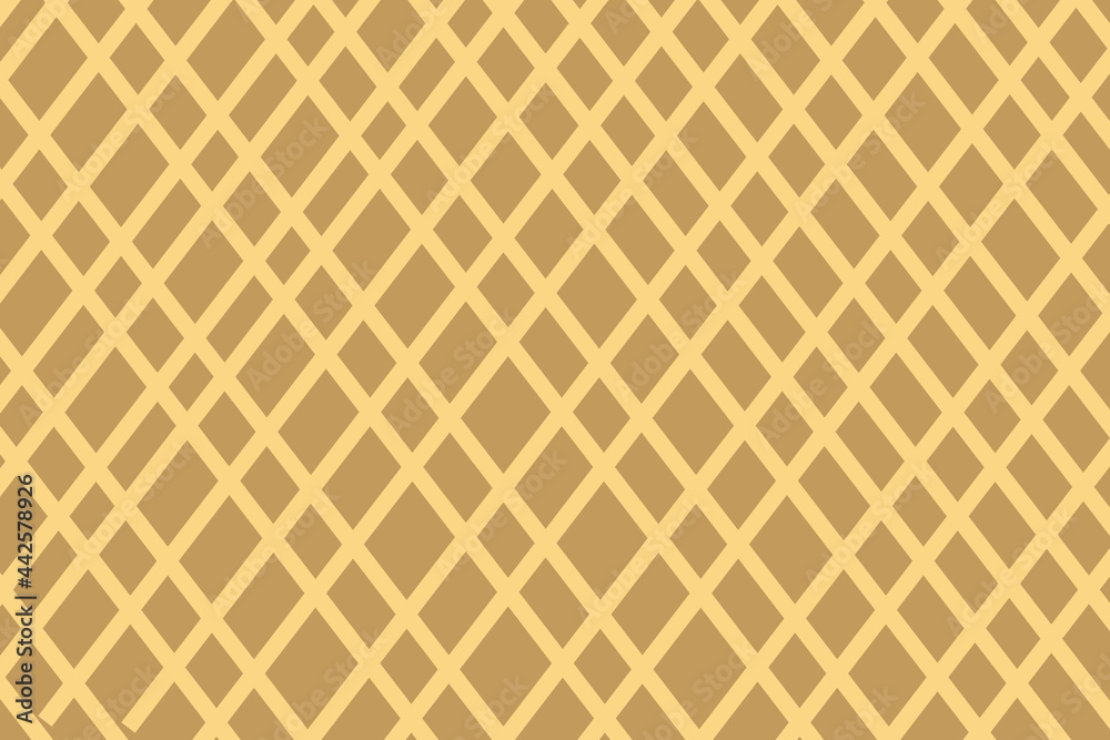 Two-dimensional dark brown and light brown ice cream cone texture vector Two-dimensional dark brown and light brown ice cream cone texture vector