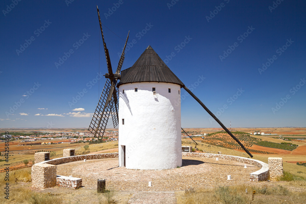 Manchego Windmill at Alcazar de San Juan, Ciudad Real Manchego Windmill at Alcazar de San Juan, Ciudad Real