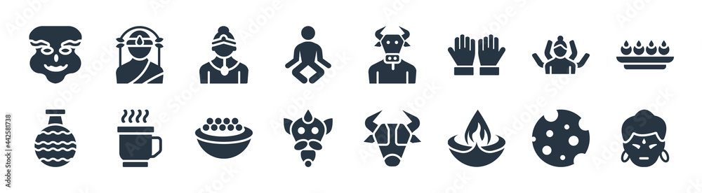 india filled icons. glyph vector icons such as krishna, diwali lamp, hanuman, ornament, indian goddess, chandra, varaja, vishnu sign isolated on white background. india filled icons. glyph vector icons such as krishna, diwali lamp, hanuman, ornament, indian goddess, chandra, varaja, vishnu sign isolated on white background.