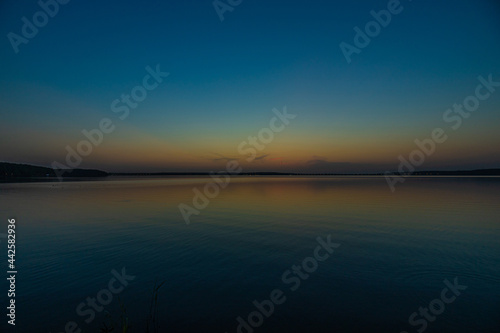 Senezh Lake after sunset. Moscow oblast © Иван Сомов