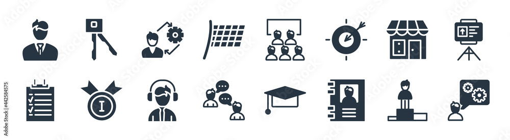 strategy filled icons. glyph vector icons such as strategy?, phonebook, discussion?, policy?, store?, coaching, conference?, key? sign isolated on white background. strategy filled icons. glyph vector icons such as strategy?, phonebook, discussion?, policy?, store?, coaching, conference?, key? sign isolated on white background.