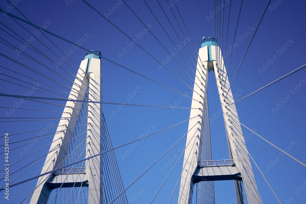Fototapeta premium cable car bridge