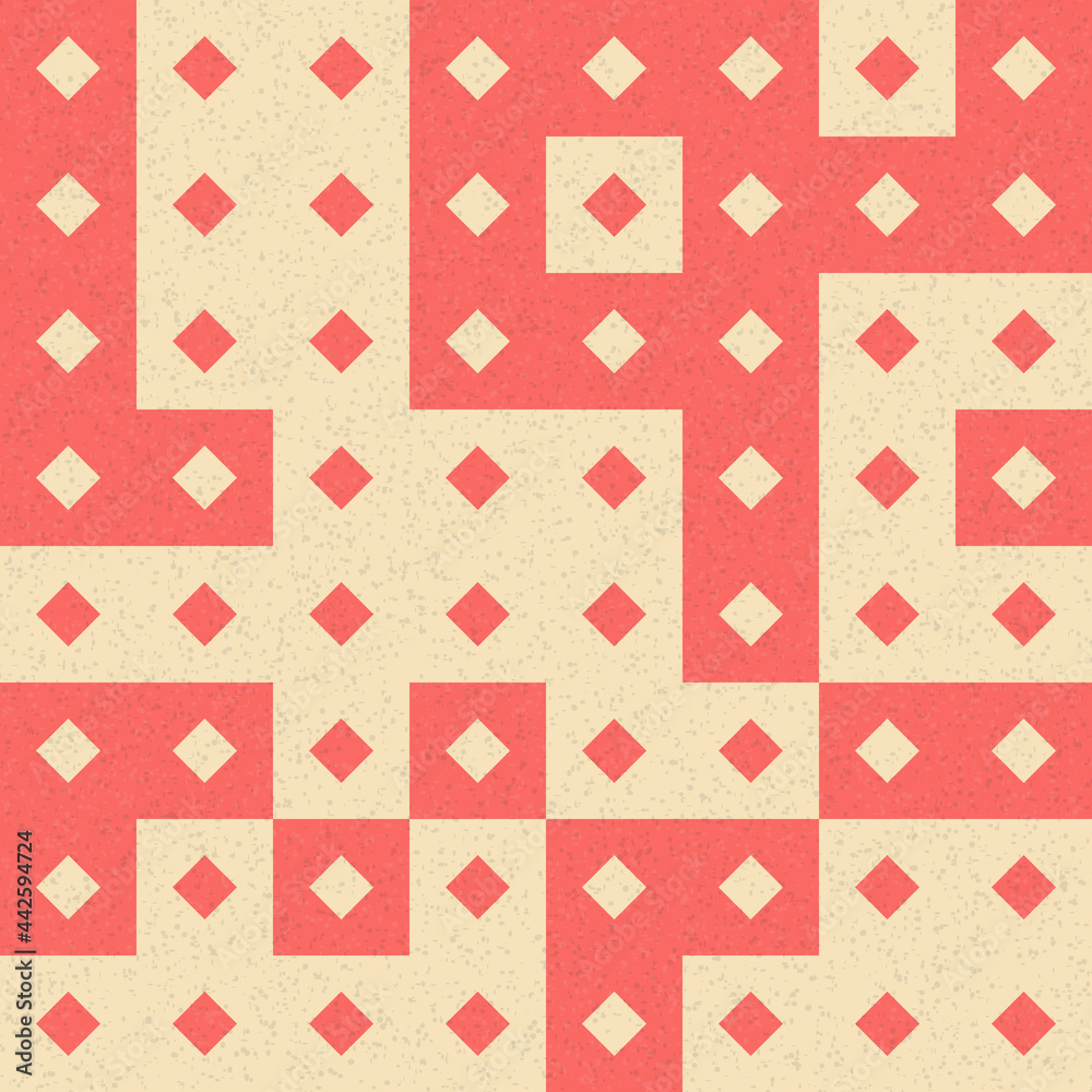 Abstract Geometric Pattern generative computational art illustration