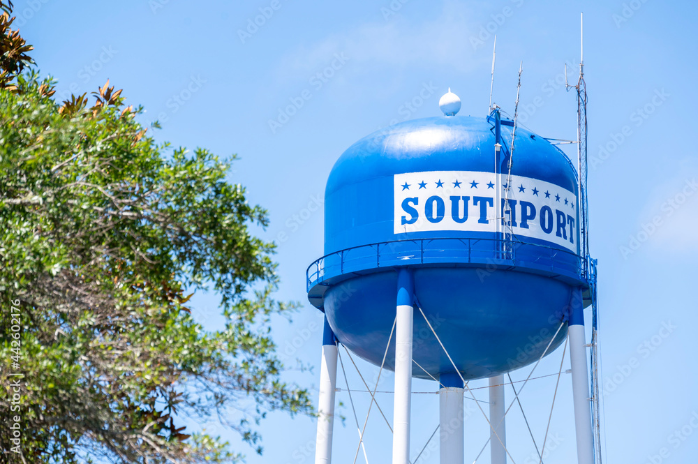 Southport NC Water Tower Stock Photo Adobe Stock