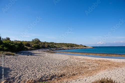 Amazing Gialiskari Beach in corfu Greece