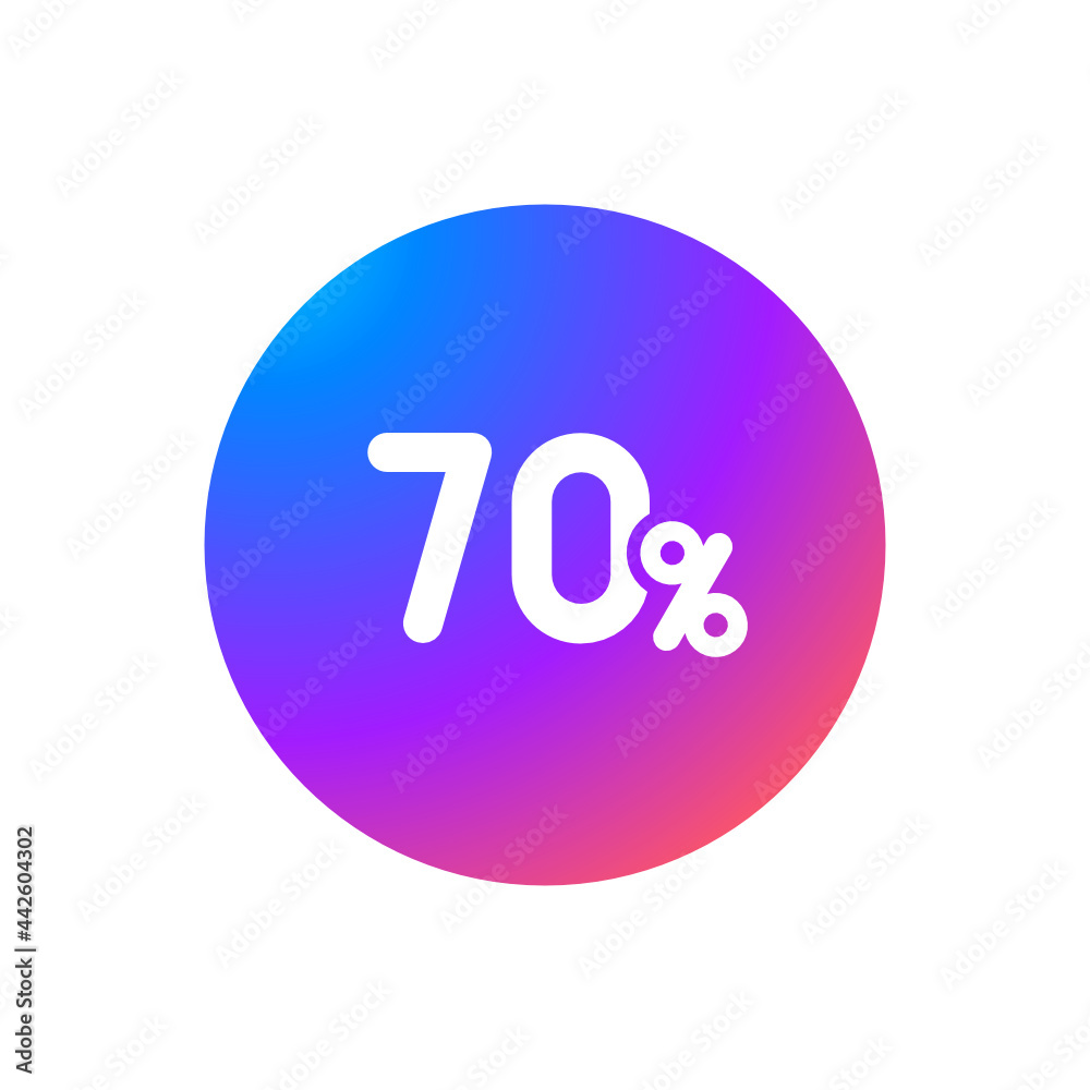 70% - Sticker 70% - Sticker