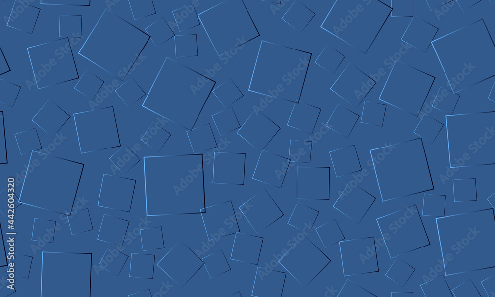 Blue 3d horizontal seamless pattern with gradient square shapes. Elegant blue vector seamless background for corporate concept, website, wrapping paper, packaging, cover, tablecloth. Blue 3d horizontal seamless pattern with gradient square shapes. Elegant blue vector seamless background for corporate concept, website, wrapping paper, packaging, cover, tablecloth.