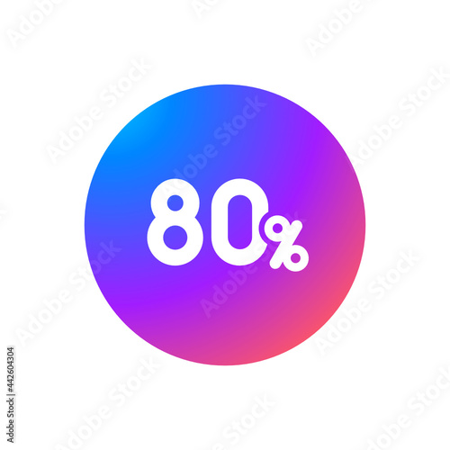 80% - Sticker