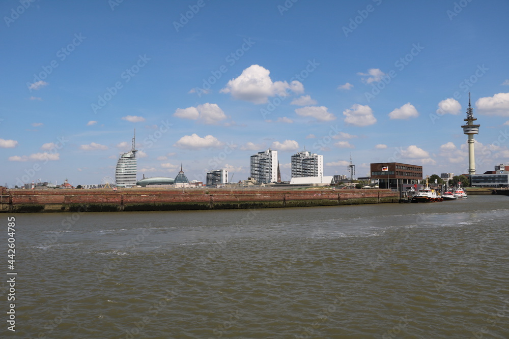 Fototapeta premium View to Bremerhaven, Germany