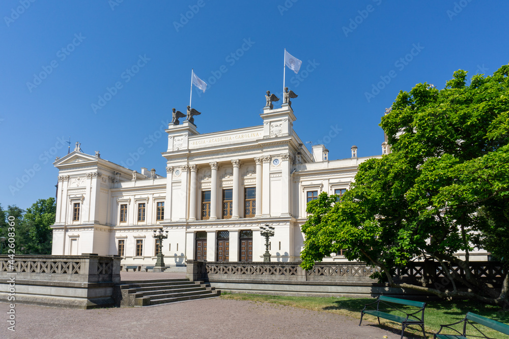 Obraz premium view of the Lund University main building