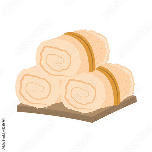 rolled towels clean