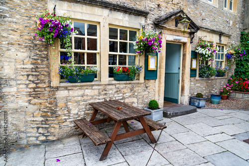 street in the market town of Corsham England, UK photo