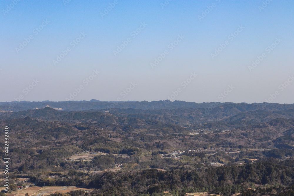 鹿野山からの眺望（千葉県君津市）
