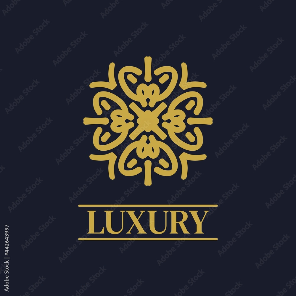Mandala Geometric ornament logo Elegant premium icon vector design Mandala Geometric ornament logo Elegant premium icon vector design