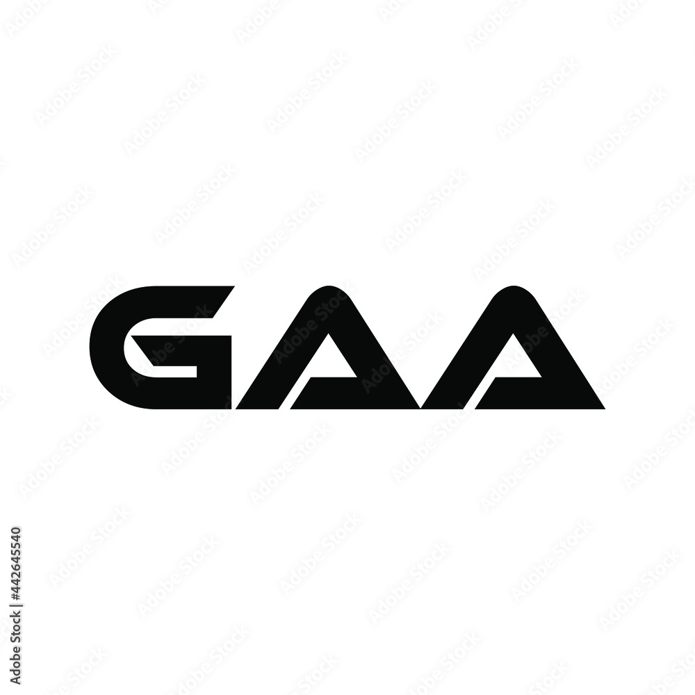GAA letter logo design with white background in illustrator, vector logo modern alphabet font overlap style. calligraphy designs for logo, Poster, Invitation, etc. GAA letter logo design with white background in illustrator, vector logo modern alphabet font overlap style. calligraphy designs for logo, Poster, Invitation, etc.