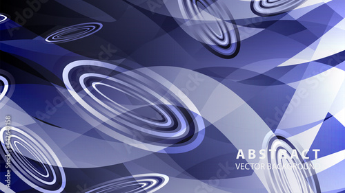 Abstract colorful oval background with gradient color - vector