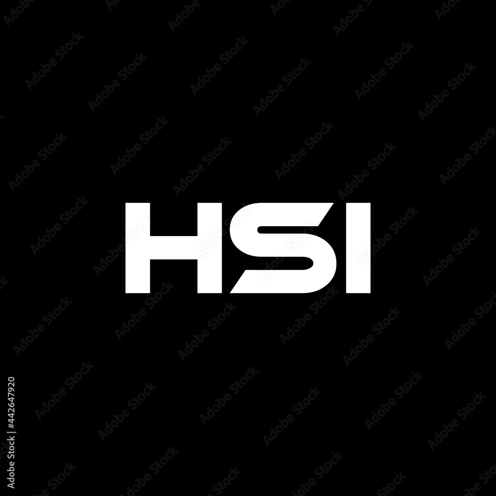 HSI letter logo design with black background in illustrator, vector logo modern alphabet font overlap style. calligraphy designs for logo, Poster, Invitation, etc. HSI letter logo design with black background in illustrator, vector logo modern alphabet font overlap style. calligraphy designs for logo, Poster, Invitation, etc.