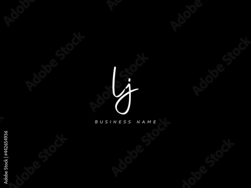 Letter LJ Logo, signature lj logo icon vector for your business