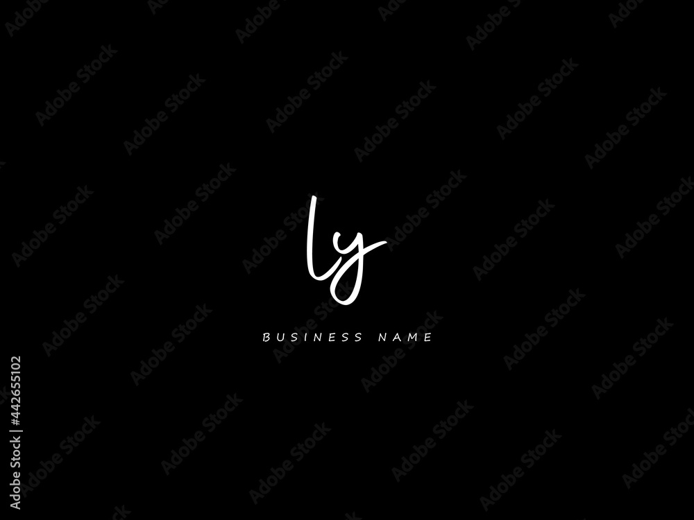 Letter LY Logo, signature ly logo icon vector for your business Stock ...