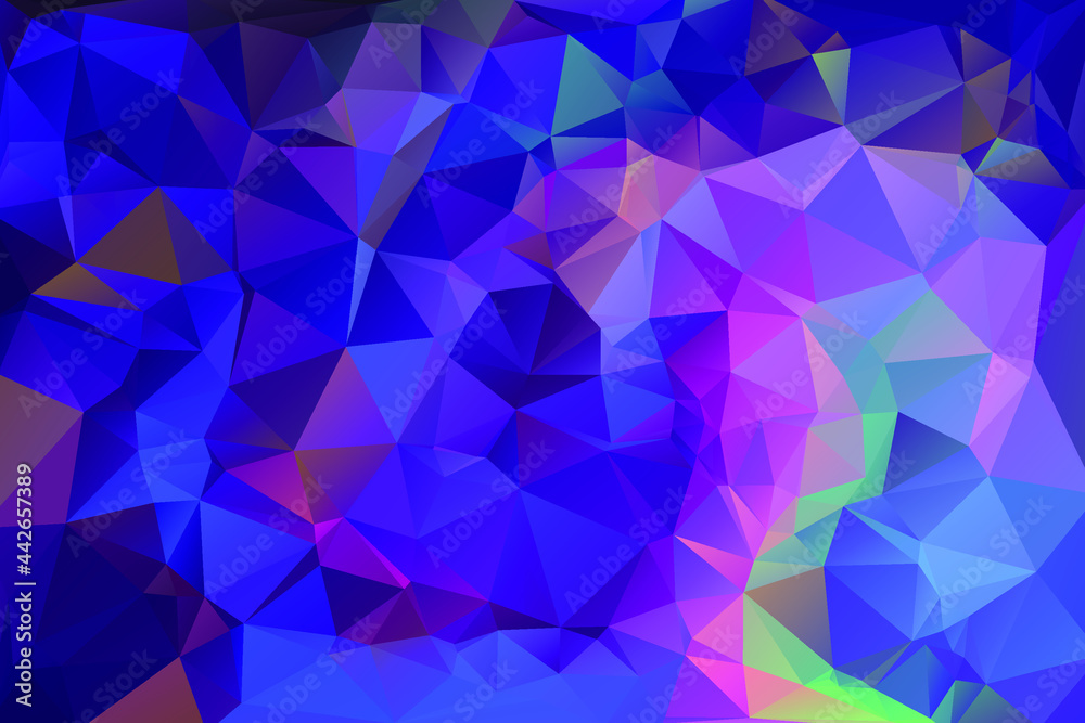 Fototapeta premium Colorful Polygonal Background.
