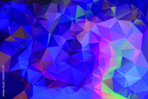 Colorful Polygonal Background.