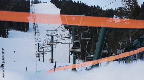 BC Ski mountain ski lift carrying riders up the hill.

Shot on Sony A7Siii
1080p 4:2:2 10-bit photo