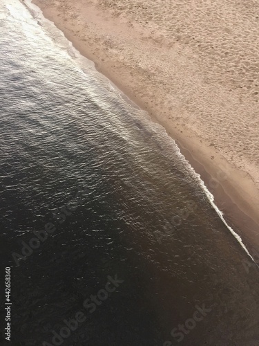 waves on the beach