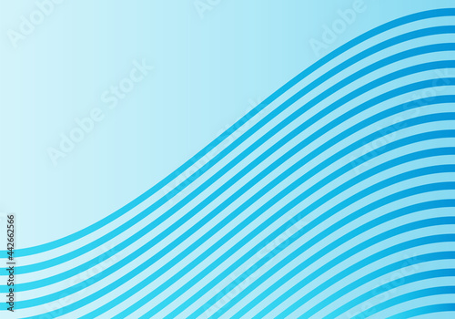Fondo de barras azules onduladas en fondo azul claro.