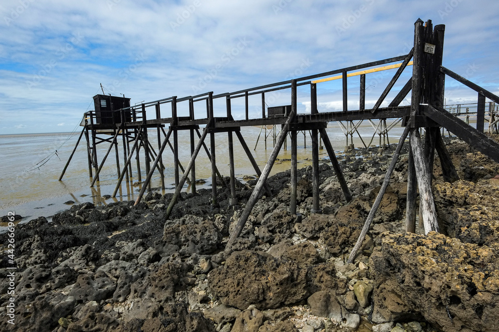 pêcherie au carrelet en Charente maritime