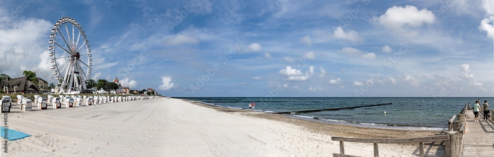 Standpanorama von Kühlungsborn, Mecklenburg-Vorpommern, Deutschland