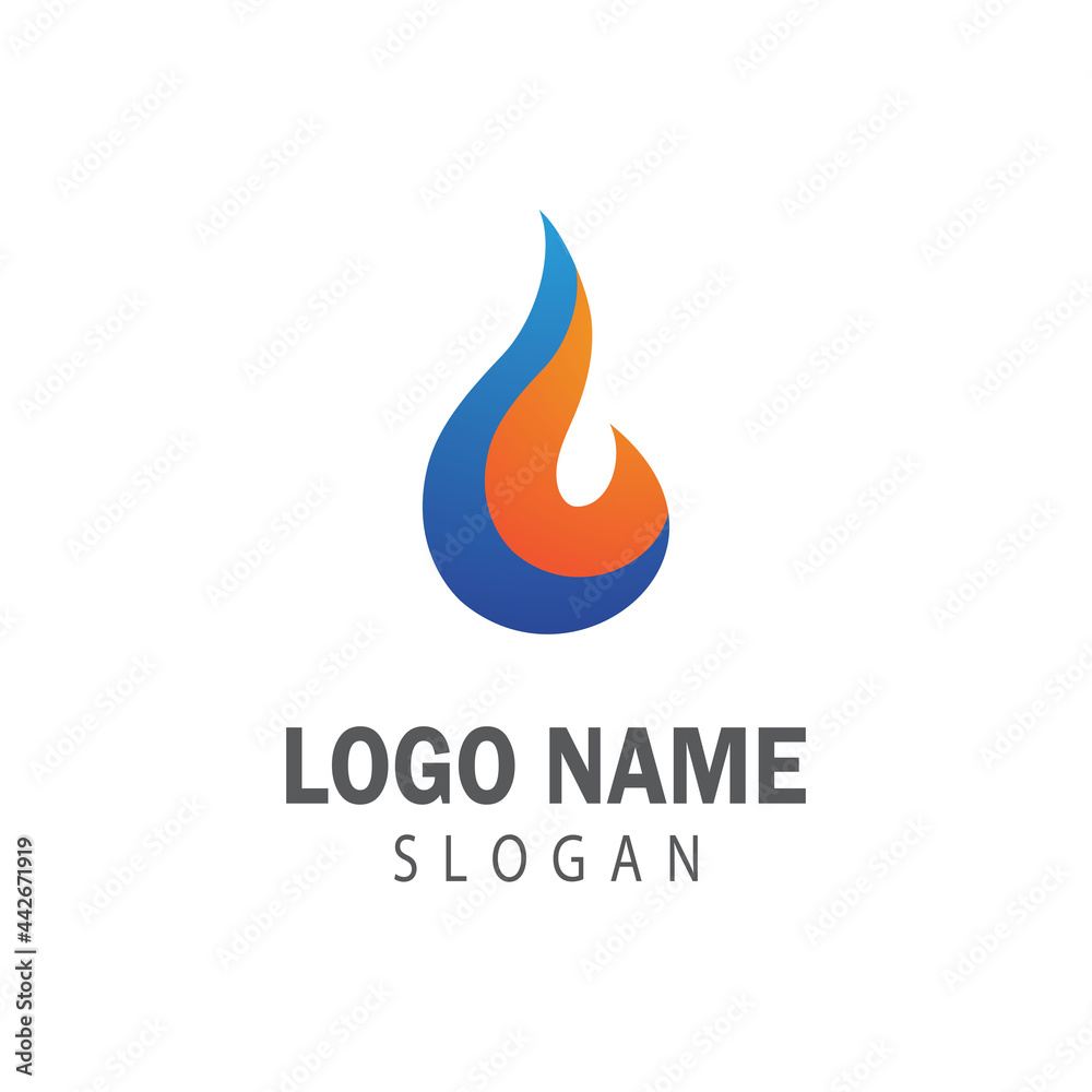 fire logo modern simple gradient. flame logo clean simple. fire logo modern simple gradient. flame logo clean simple.