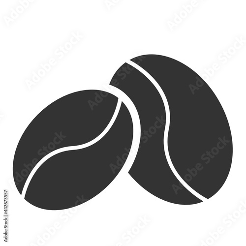 Coffee bean , Coffee Shop solid icon.