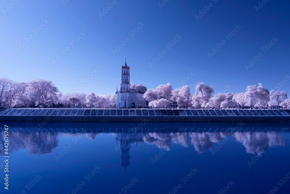 Fototapeta premium St. Joseph's Cathedral in Ayutthaya, Thailand
