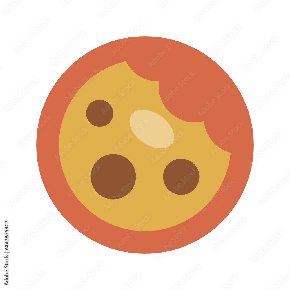 Fototapeta premium Cookie , Coffee Shop flat icon.