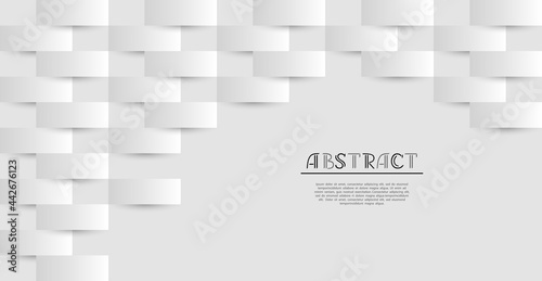 White and gray abstract texture, background. 3d paper style, can be used in book design, posters, cover design, CDs, flyers. Background websites or advertising. Business presentation template. Vector