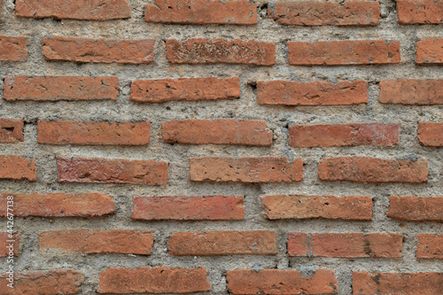 Brick wall texture red brick close up graphical resurces
