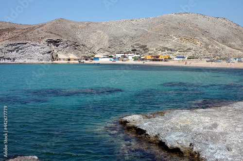 Beautiful exotic beach in northern Morocco