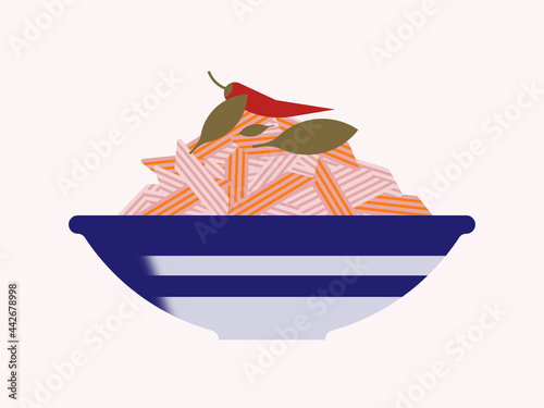 Italian Pasta Vector  photo