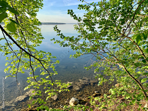  Russia, Chelyabinsk region.Beautiful Lake Uvildy in sunny spring weather © irinabal18