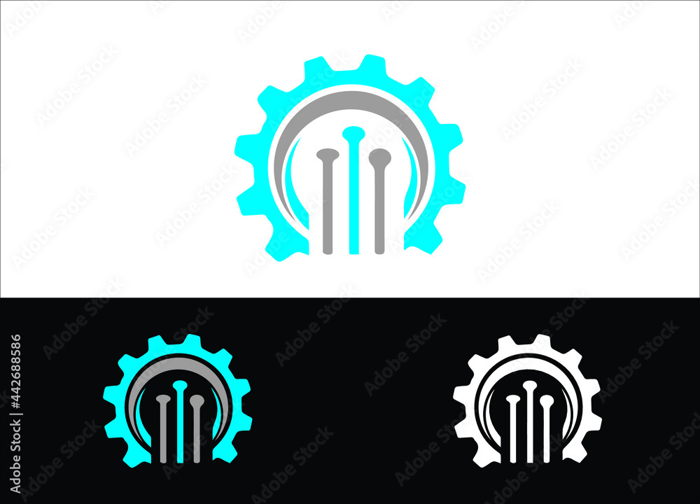 Engineering Logo or Icon Design Vector Image Template Engineering Logo or Icon Design Vector Image Template