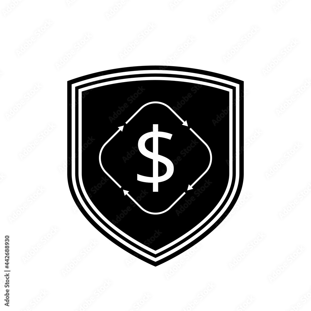 Money convert icon isolated on white background Money convert icon isolated on white background