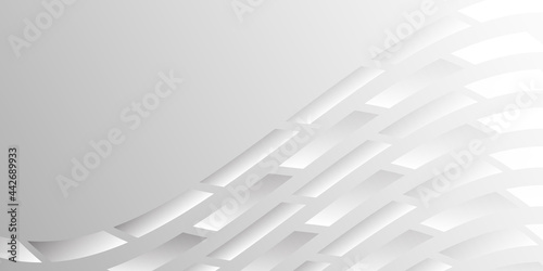 white and grey geometry background