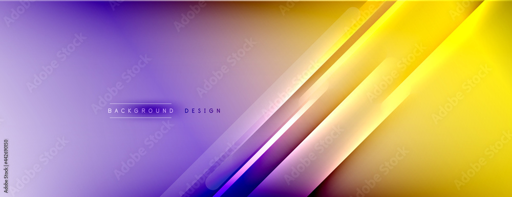 Abstract background - lines composition created with lights and shadows. Technology or business digital template. Trendy simple fluid color gradient abstract background with dynamic Abstract background - lines composition created with lights and shadows. Technology or business digital template. Trendy simple fluid color gradient abstract background with dynamic